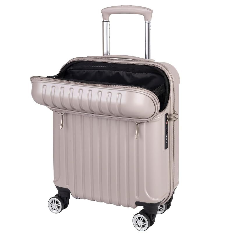 【新品】 [アクタス] スーツケース キャリーケース ジッパー トップオープン トップス 機内持ち込み可 24L 45 cm 2.6kg 10,272円