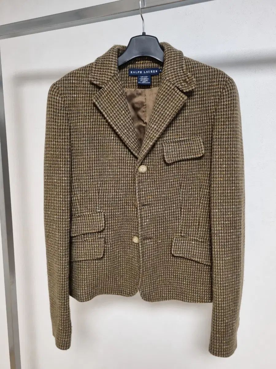 正規品 ラルフローレン ヘリンボーン ラムウール カシミア ジャケット