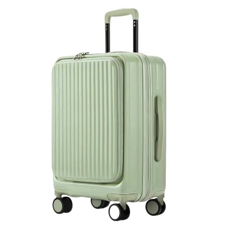 【新品】 [Yuweijie] スーツケース 拡張機能付き キャリーケース 片開き フロントオープン 大容量 機内持ち込み 超軽量 ファスナータイプ カップホルダー付き TSAロック キャリーバッグ 横開き ビジネス 旅行 出張 98-108リットル XLサイ