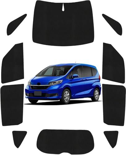 ホンダ フリード サンシェード 全面フルセット GB5~GB8 2016年9月?2024年6月 日除け 断熱遮光 アクセサリー | 車種別専用設計,全窓フルセット,車中泊プライバシー,防犯対策,1台分セット,日差しUVカット,内装劣化防止,収納袋付き,簡単ts