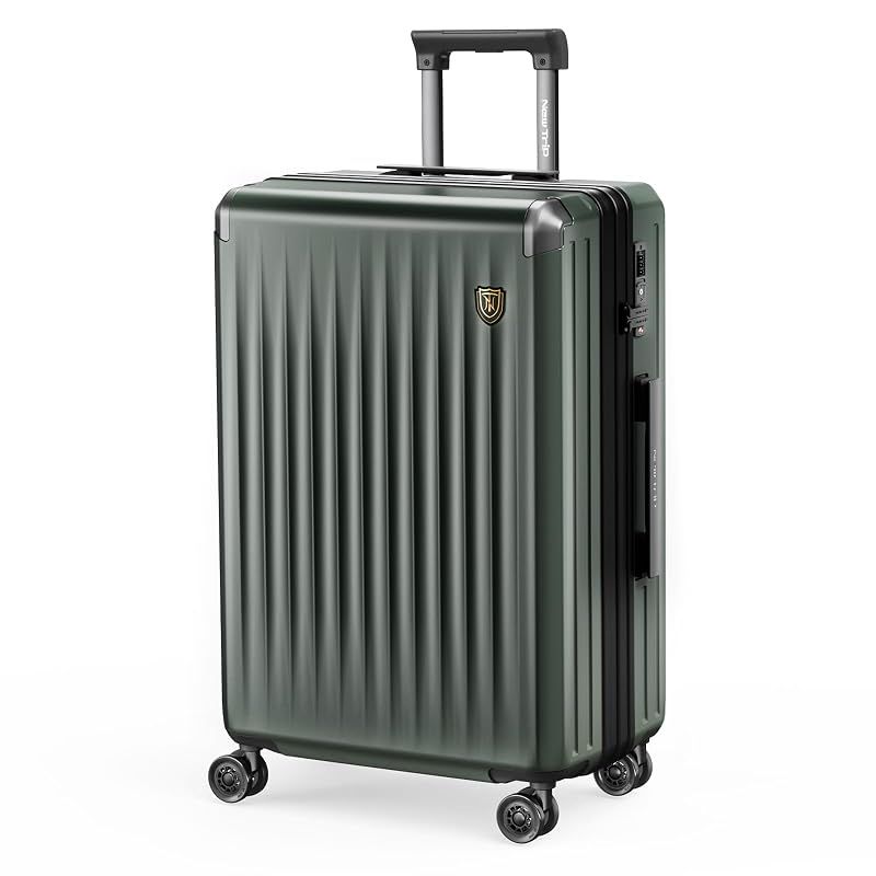 【新品】 [New Trip] スーツケース キャリーケース 機内持ち込み 拡張機能付き 両面仕切り PC100%ボディ HINOMOTO製 静音キャスター TSAロック YKKファスナー S/M/Lサイズ 40/65/100L キャリーバッグ 大型 出張 旅