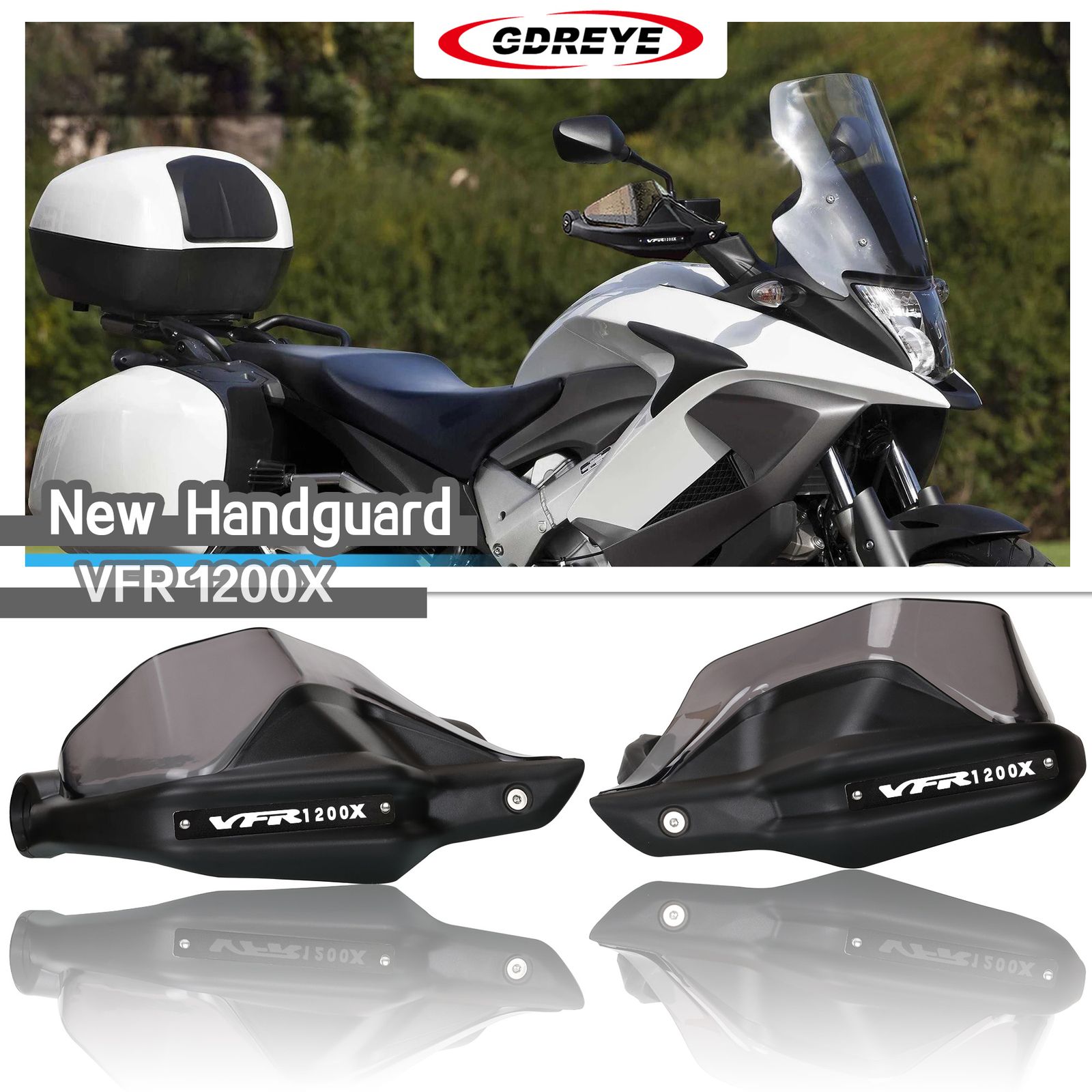 ホンダ VFR1200X 2010〜2016対応 ハンドガード ウインドスクリーン ブレーキレバーガード保護