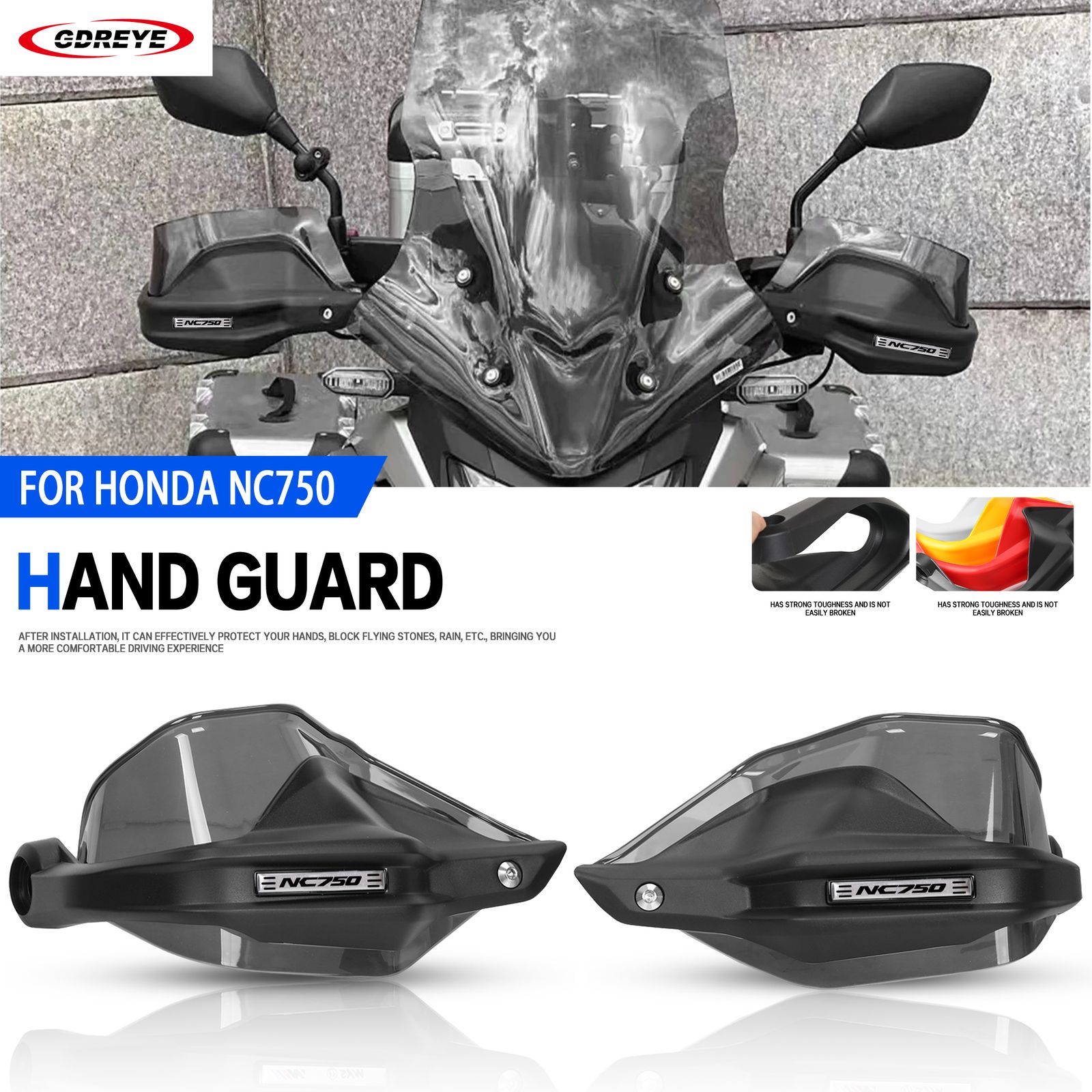 ホンダ NC750X DCT NC750S対応 ハンドガード シールド保護カバー 7,199円