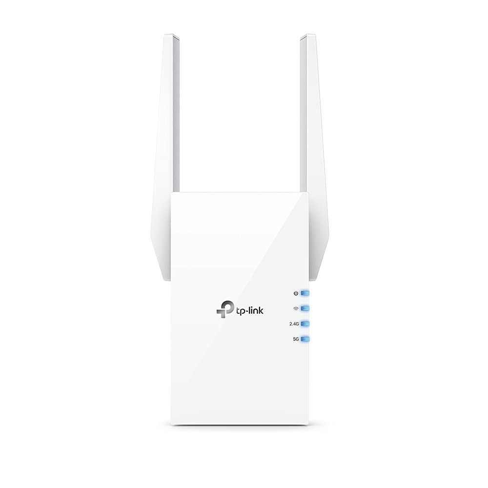 TP-Link WIFI 中継器 WiFi6 無線LAN 1201Mbps (5GHz) + 574Mbps (2.4GHz) 11ax APモード ギガ有線LANポート RE605X/A [外部アンテナタイプ]