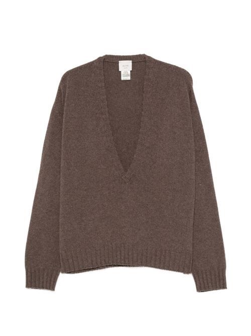 ALYSI WOOL Vネックジャンパー 送料無料