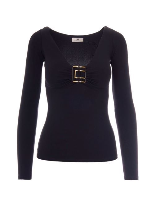 ELISABETTA FRANCHI Vネックセーター 送料無料