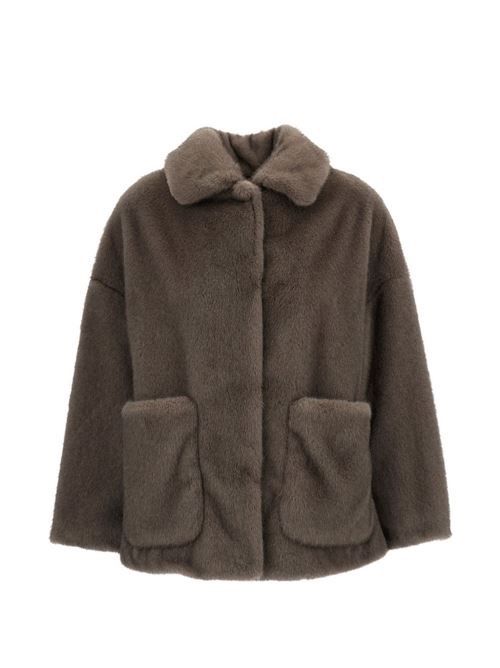 HERNO フェイクファーボンバージャケット 送料無料