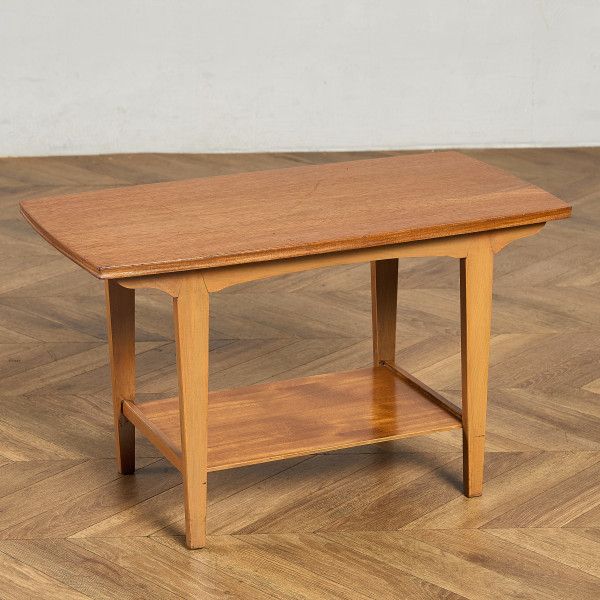 テーブル イギリス チーク PLASWOOD PRODUCTS ヴィンテージ サイドテーブル サイド ロー ベッドサイド センター レクタングル #98952 27,720円