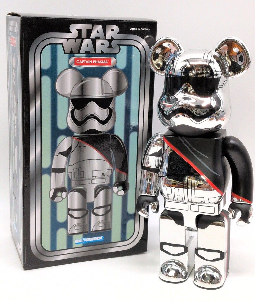 MEDICOMTOY BE@RBRICK CAPTAIN PHASMA 400%