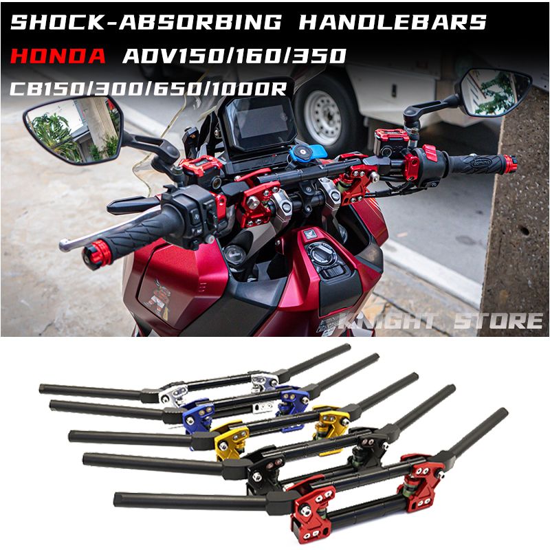 MPOVNCE ホンダ ADV350 ADV160 ADV150 CB150R CB300R CB650R CB1000R対応 衝撃吸収ハンドルバー 28mm 汎用
