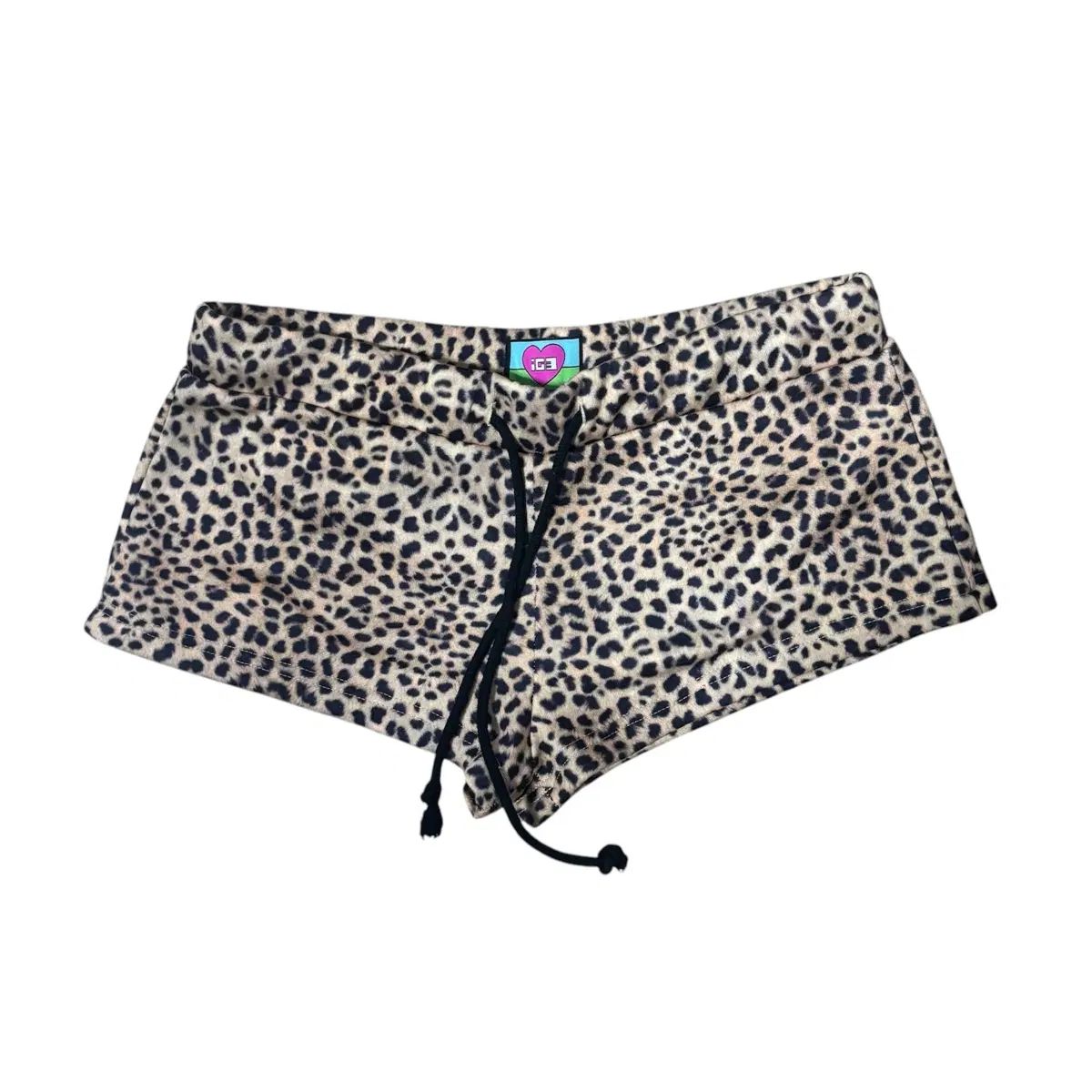 イグサ LEE リボン レオパード柄 ショートパンツ