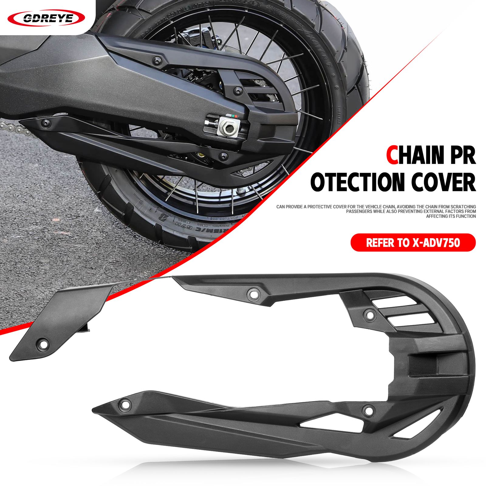 GDREYE ホンダ X-ADV750 2017〜2026対応 リアチェーンガードカバー プロテクター 9,753円