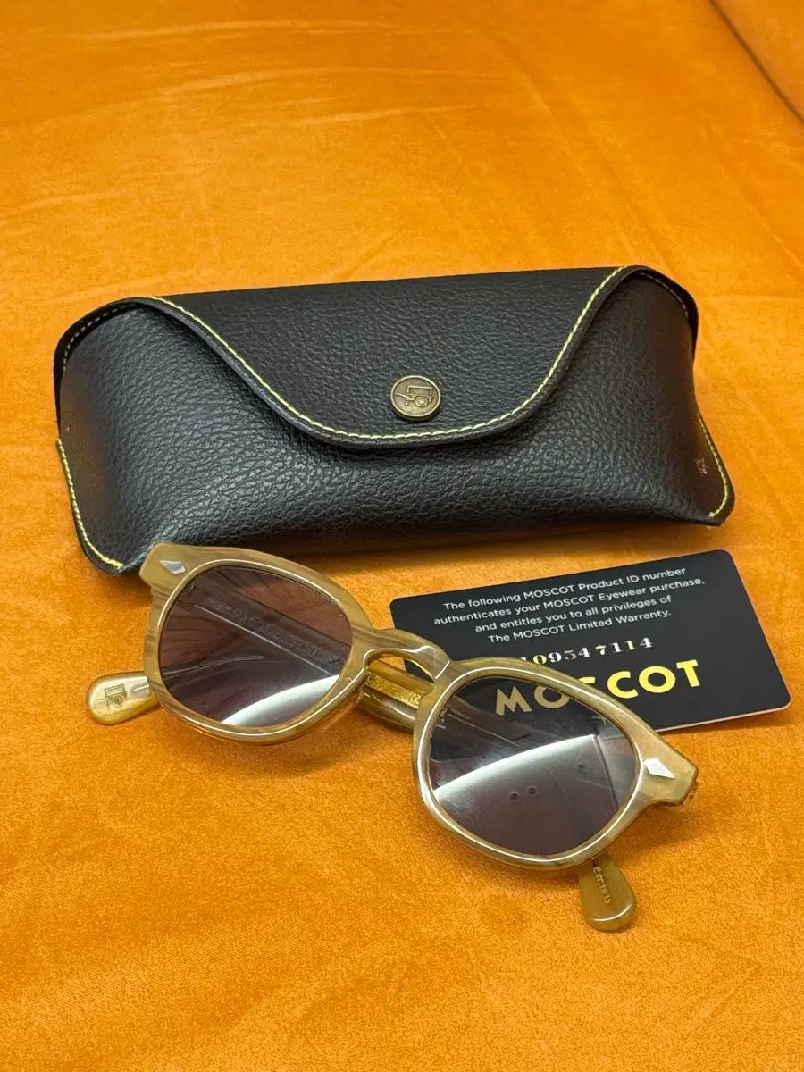 MOSCOT(モスコット) レムトッシュ 46 Blonde サングラス