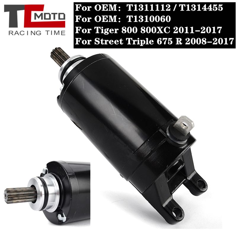 OLIVER MOTO RACING トライアンフ Tiger800 Tiger800XC 2011〜2017 StreetTriple675 675R 2008〜2018対応 スターターモーター T1310060 T1311112 T1314455