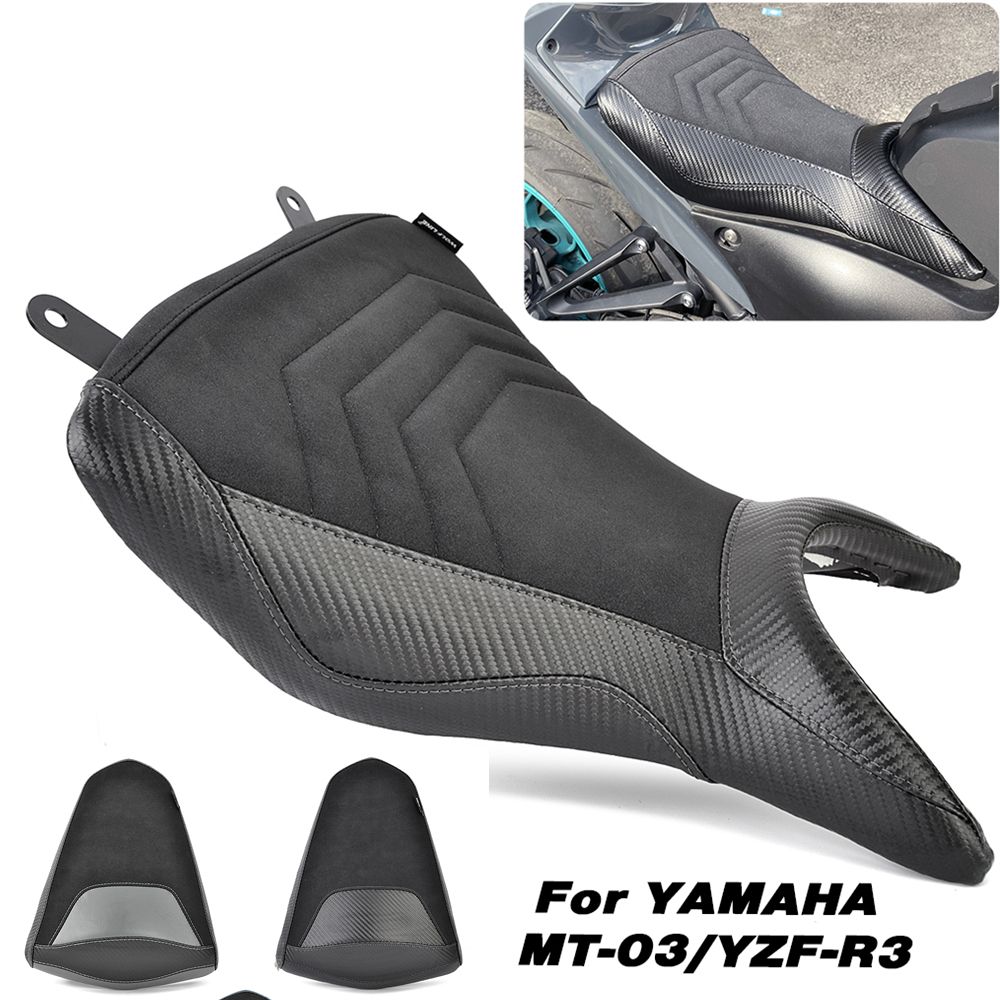 OLIVER MOTO RACING ヤマハ MT-03 YZF-R3 2015〜2023対応 シート フロント＆リア ドライバー助手席クッション