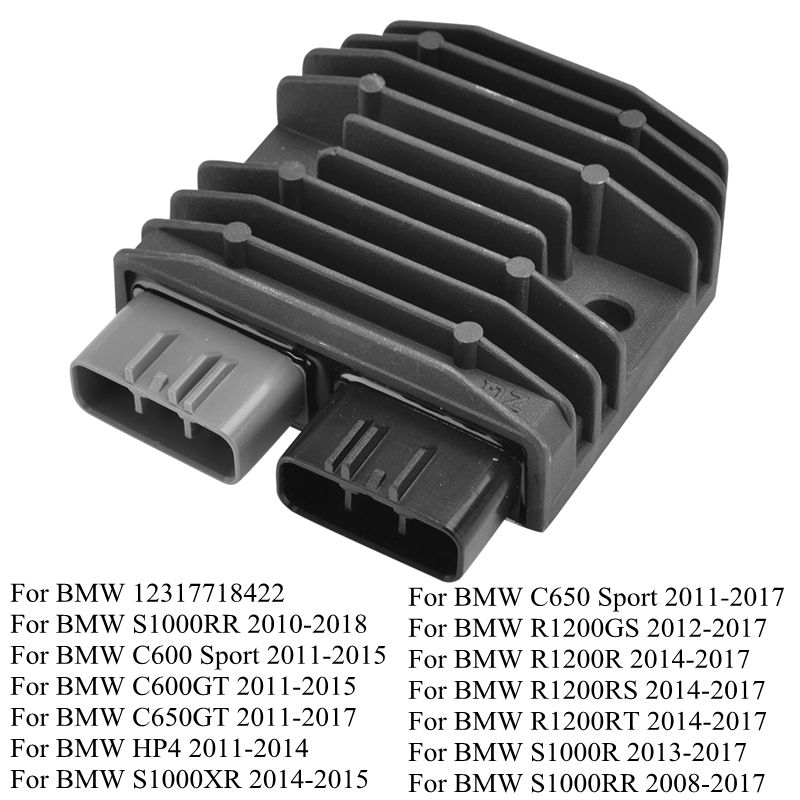 BMW S1000RR C600 C650スポーツ C600GT C650GT HP4 S1000XR R1200GS R1200R R1200RS R1200RT S1000R対応 レギュレータ整流器 12V OEM:12317718422