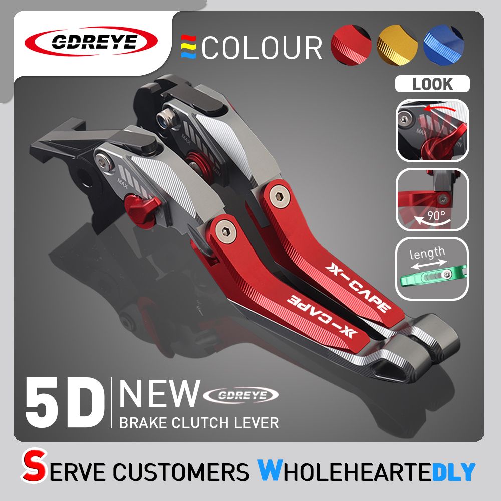 GDREYE Morini X-Cape 650 649対応 CNC 5Dアルミ ブレーキクラッチレバー 調整可能 折りたたみ式 6,461円