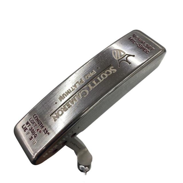【中古】 タイトリスト SCOTTY CAMERON PRO PLATINUM NEWPORT MIL-SPEC パター PT スチール (フレックスその他) メンズ 男性用 右利き 右用 Cランク ゴルフクラブ 18,004円