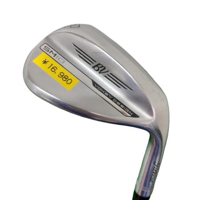 【中古】 タイトリスト VOKEY SPIN MILLED SM10 ツアークロム 60°/12°D ウェッジ WG 純正特注シャフト (フレックスS) メンズ 男性用 右利き 右用 Cランク ゴルフクラブ