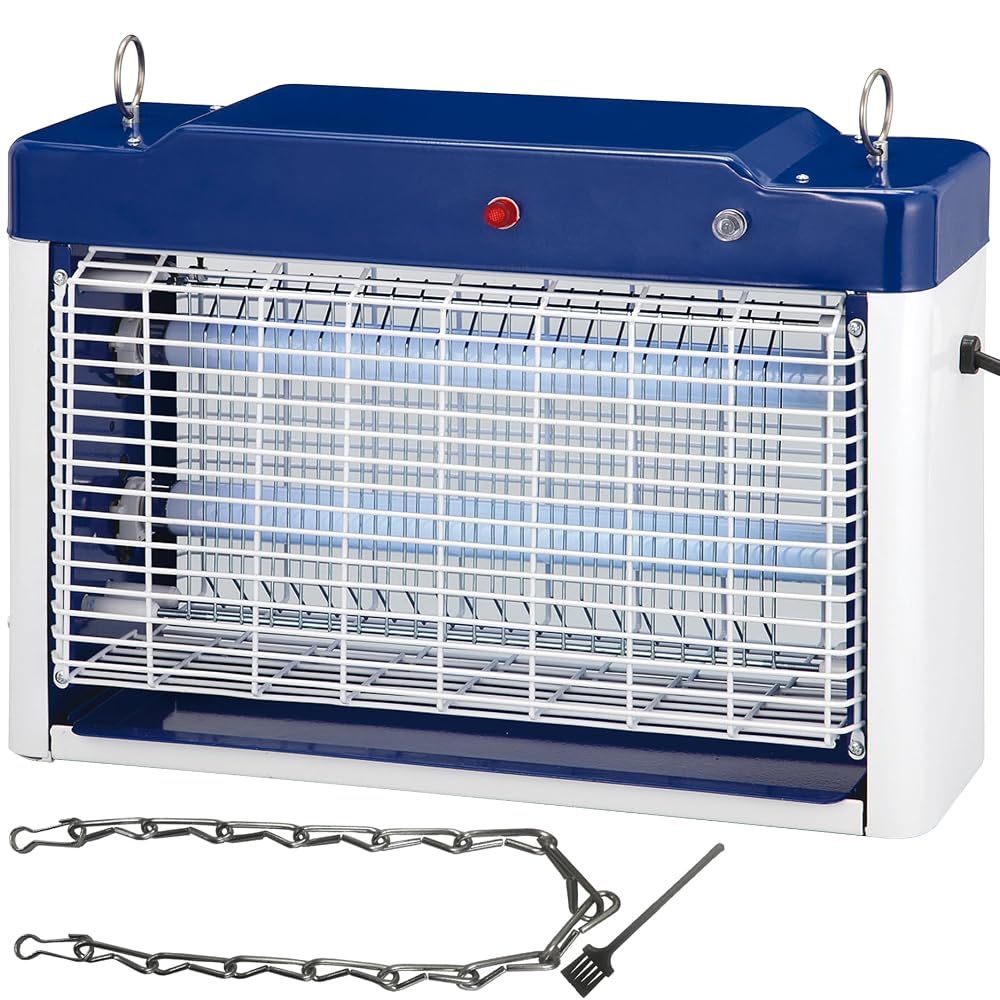 DAISHIN センサー付き電撃殺虫器 20W ムシコロ DS-708 殺虫灯 殺虫器 殺虫機 捕虫器 蛍光灯 ユスリカ チョウバエ