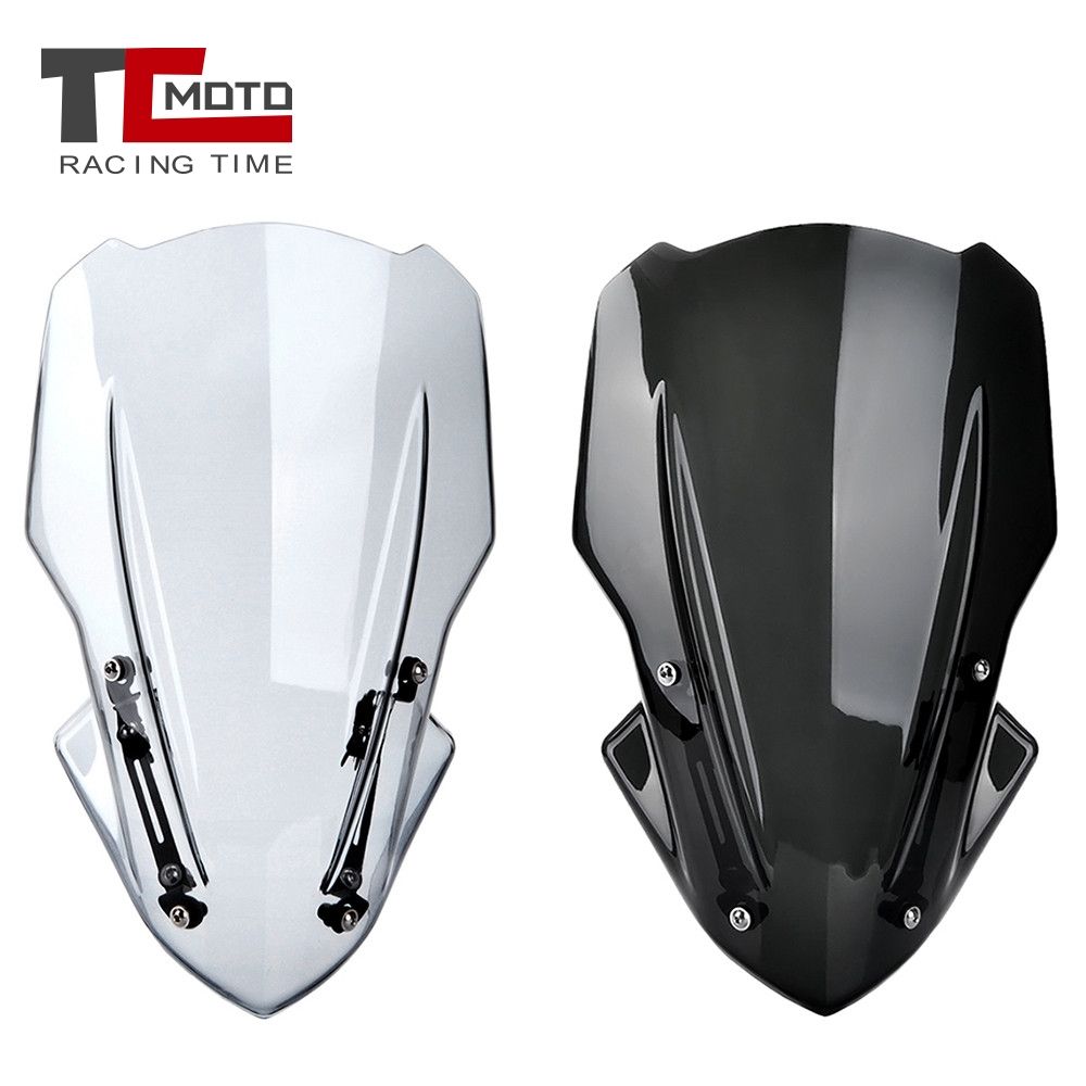 OLIVER MOTO RACING カワサキ Z900 2017〜2019対応 フロントガラス ウインドディフレクター ブラケット付き