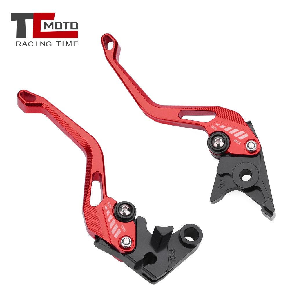 OLIVER MOTO RACING ヤマハ YZF-R1 2009〜2014対応 ショートブレーキクラッチレバー 調整式 アルミCNC