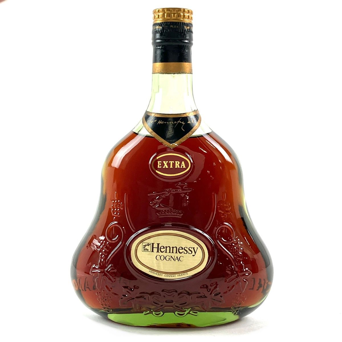 ヘネシー Hennessy エクストラ 金キャップ グリーンボトル 700ml ブランデー コニャック 【古酒】