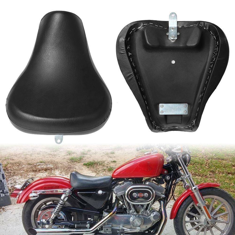 ハーレー スポーツスター XL883 XL1200 72 48カスタム 1983〜2003対応 フロントソロシート ブラック 14,413円