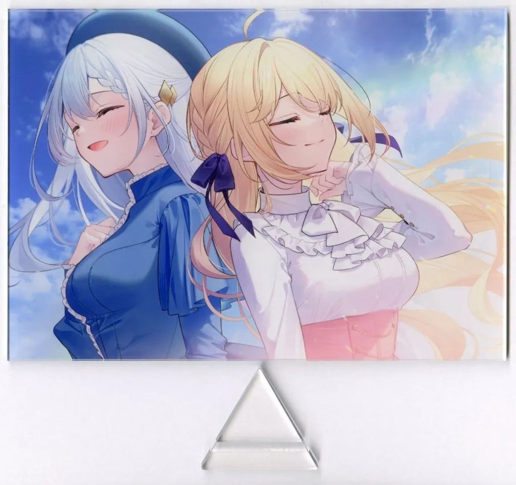 【中古】アクリルスタンド・アクリルパネル きさらぎゆりイラスト 完結記念Premium Goods キャラファインアクリル 「転生王女と天才令嬢の魔法革命」 メロンブックス限定