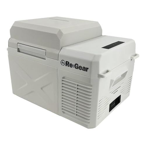 Re:Gear ポータブル冷蔵庫 車載冷蔵庫 -20℃ 小型 ミニ 12v 24v トラック クルーザー ポータブル アウトドア キャンプ 家庭 ACコード 100V DC シガーソケット 12L ホワイトas 13,413円