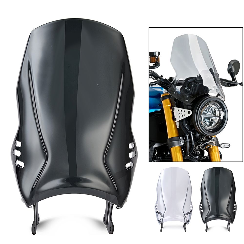 OLIVER MOTO RACING ヤマハ XSR900 2022〜2024対応 フロントガラス ウインドディフレクター ABS製