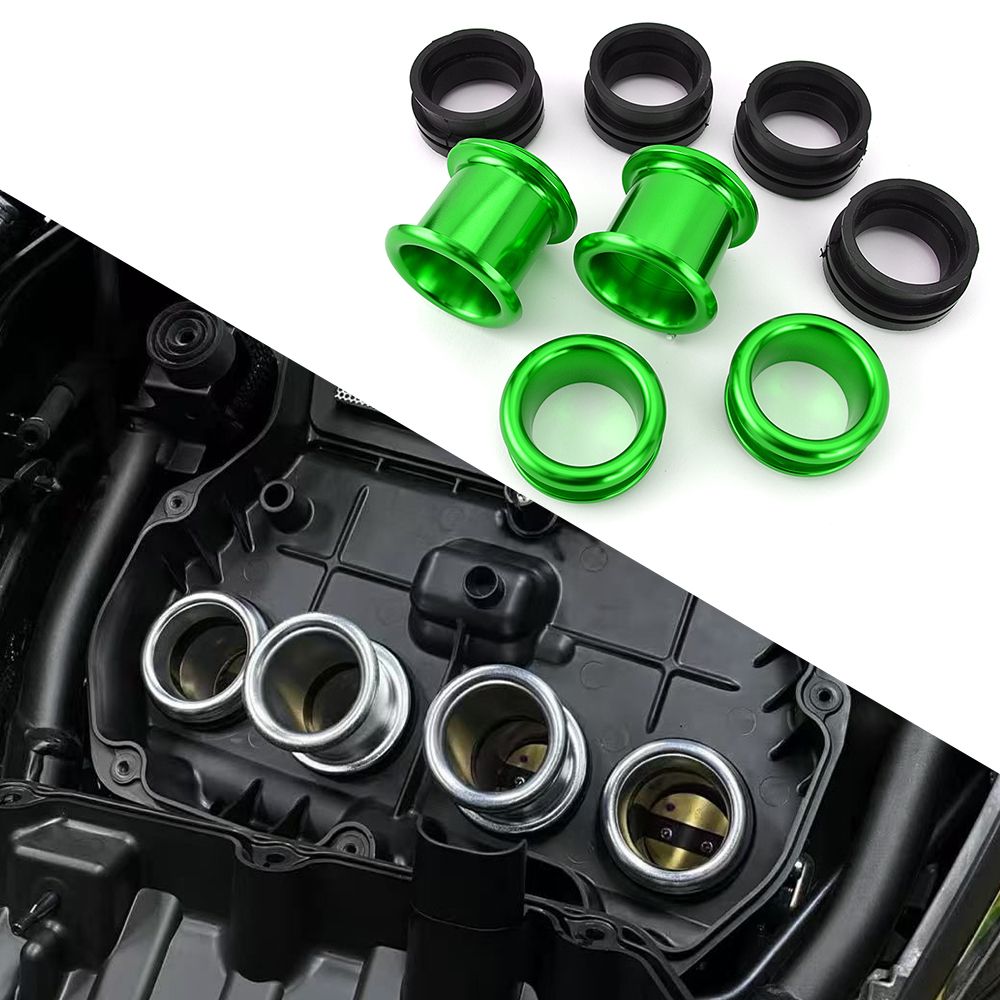 OLIVER MOTO RACING カワサキ ZX-4R ZX-4RR 2023〜2025対応 ハイフロー エアボックス エアインテークカップ アルミ製