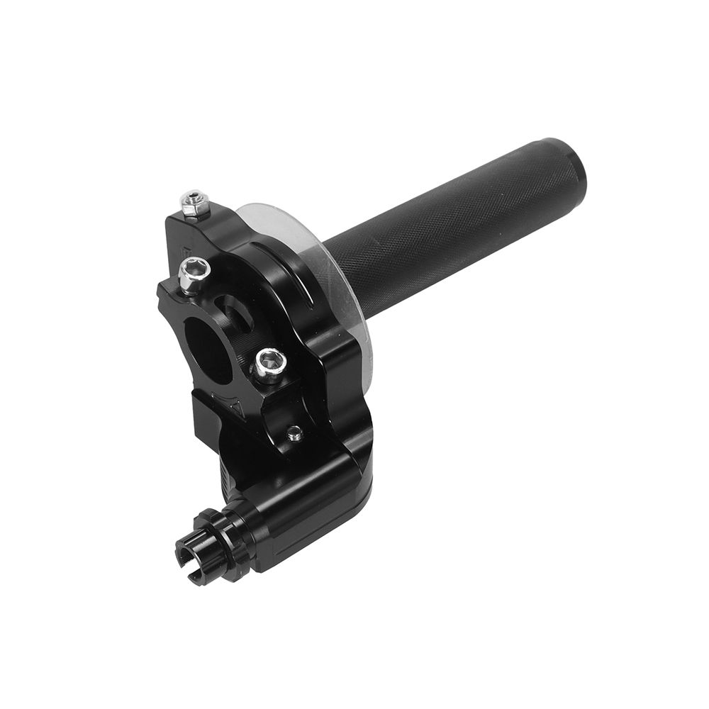 バイク DUOBEISI 22mm アルミ製クイックアクションスロットルグリップ ケーブル付き ダートピットバイク 50cc・110cc・125cc対応