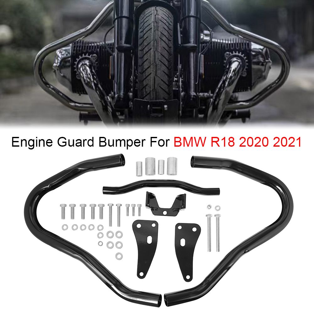 DUOBEISI BMW R18 2020〜2021対応 フロントエンジンガード ハイウェイバンパーバー フレームプロテクター ブラック 42,498円