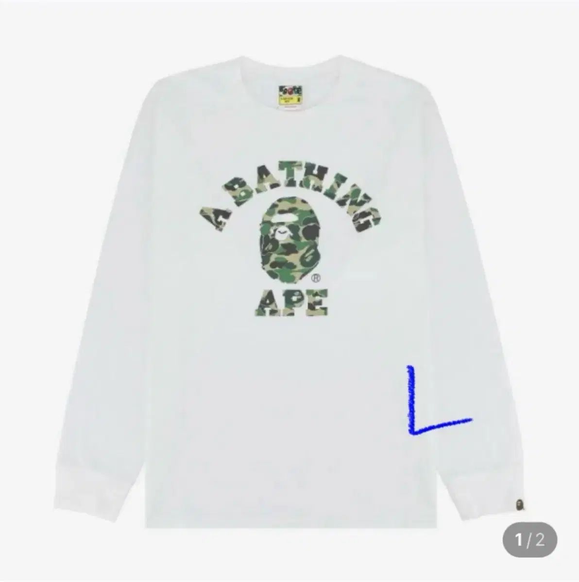 A BATHING APE アベイシングエイプ ロングスリーブ カモフラ 11,113円