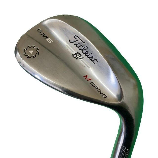 【中古】 タイトリスト VOKEY SPIN MILLED SM6 ツアークロム 60°/08°M ウェッジ WG Dynamic Gold (フレックスS) メンズ 男性用 右利き 右用 Cランク ゴルフクラブ