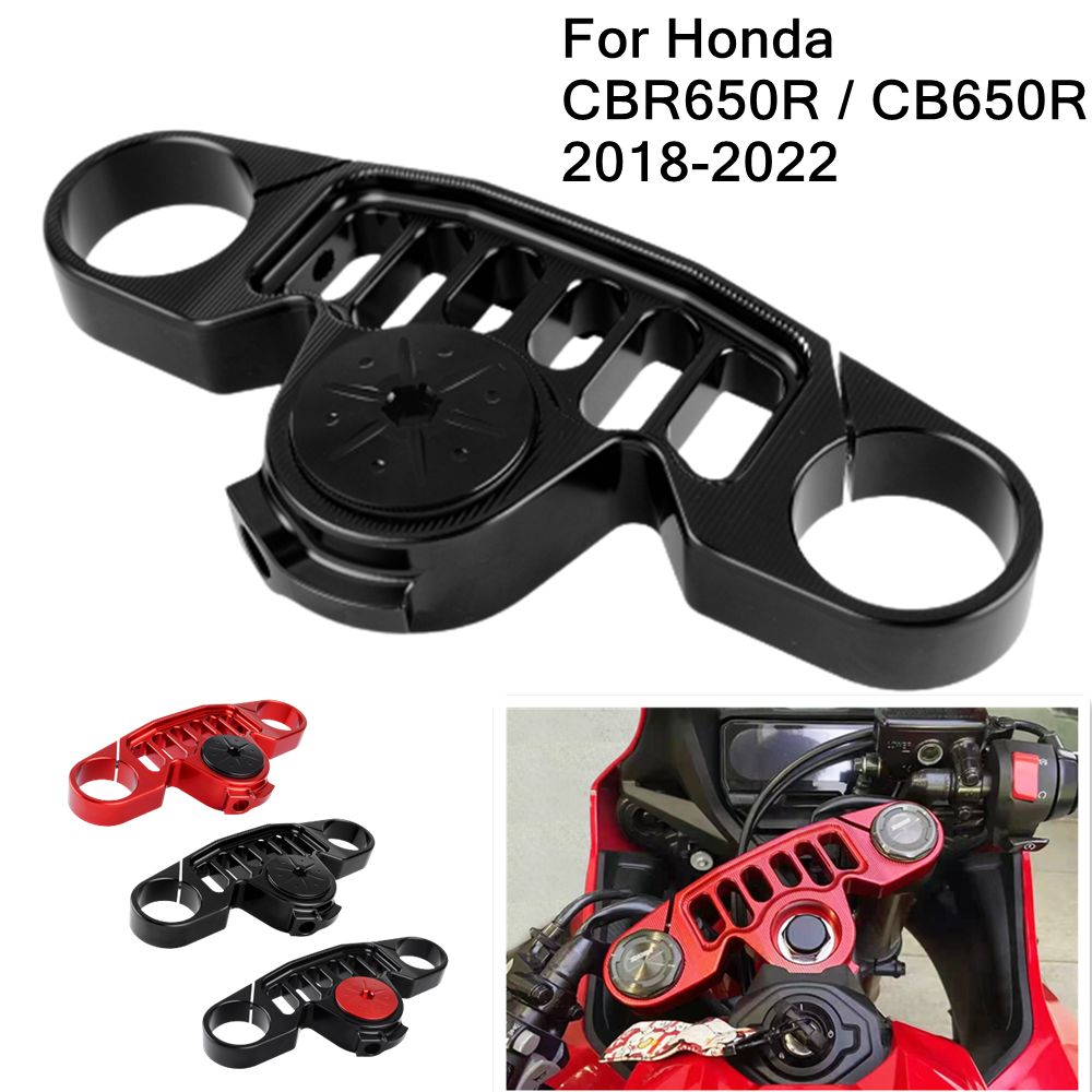 OLIVER MOTO RACING ホンダ CBR650R CB650R 2018〜2022対応 フロントフォーク アッパートップクランプ トリプルツリー アルミ製
