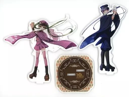 【中古】アクリルスタンド・アクリルパネル ミク＆KAITO アクリルスタンド 「千本桜 10th ANNIVERSARY×秋葉原和堂 コラボカフェ」