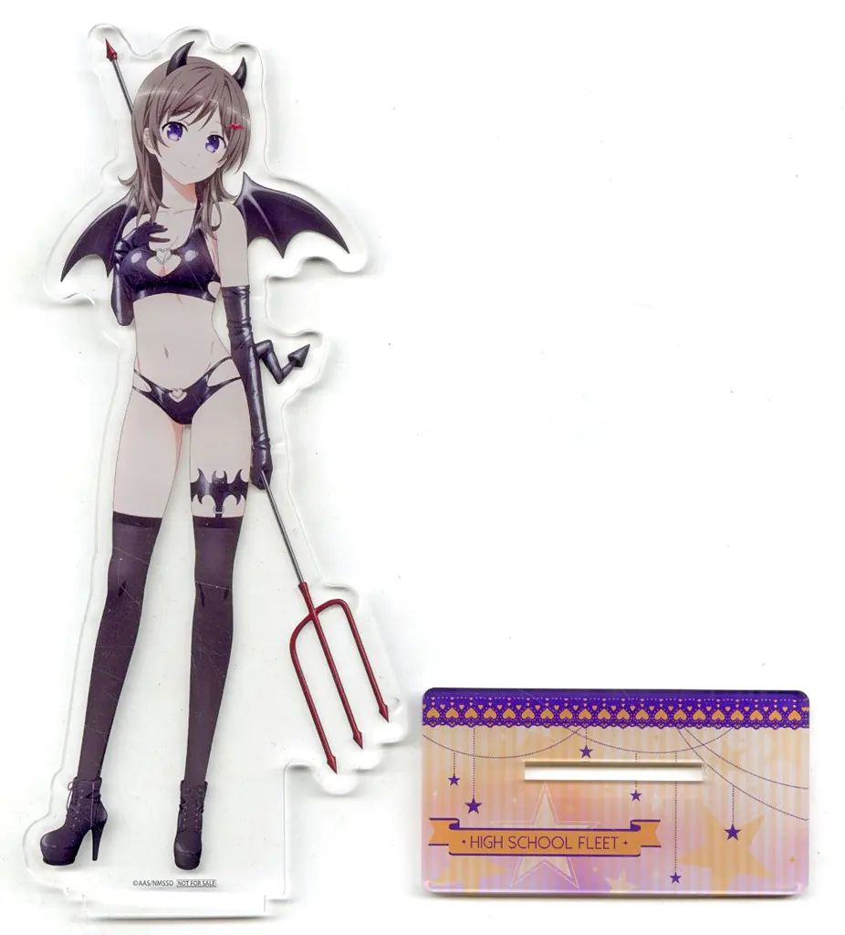 【中古】アクリルスタンド・アクリルパネル 知名もえか 特大アクリルフィギュア 「劇場版 ハイスクール・フリート 7周年記念 ハロウィンパーティーでピンチ! in ゲーマーズ」 抽選会 A賞