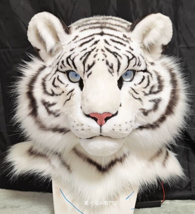 狼　犬　猫　着ぐるみ 　ヘッド ケモノ ファースーツ ぬいぐるみ コスプレ コスチューム Kurumi 一点物 D709
