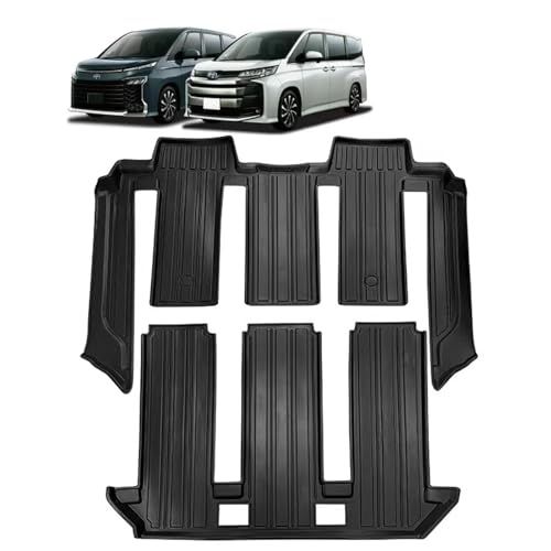 トヨタ 新型 との互換性あり ノア ヴォクシー 90系 7人乗用 2-3列目 フロアマット 3Dカーマット 車専用 フロアマット 立体カーマット TPE材質 耐汚れ 耐摩擦 抗菌効果 防水 滑り防止 保護パーツ カー用品（2-3列目 ガソリン専用2PCS）ts