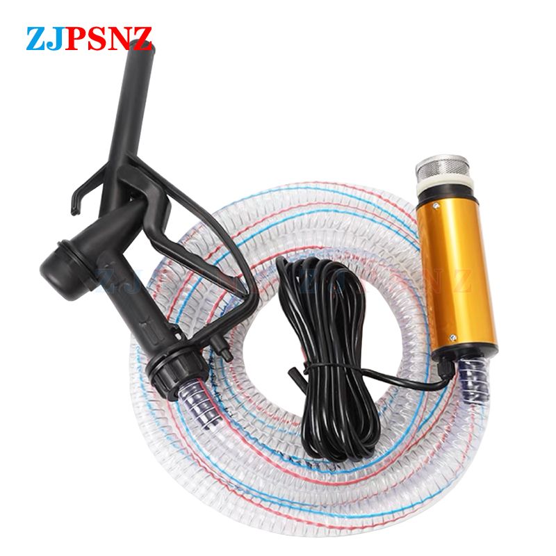 ZJPSNZ ポータブル電動燃料移送ポンプ 12V 24V 51mm ディーゼル対応 水中ポンプ ステンレス製 11,146円
