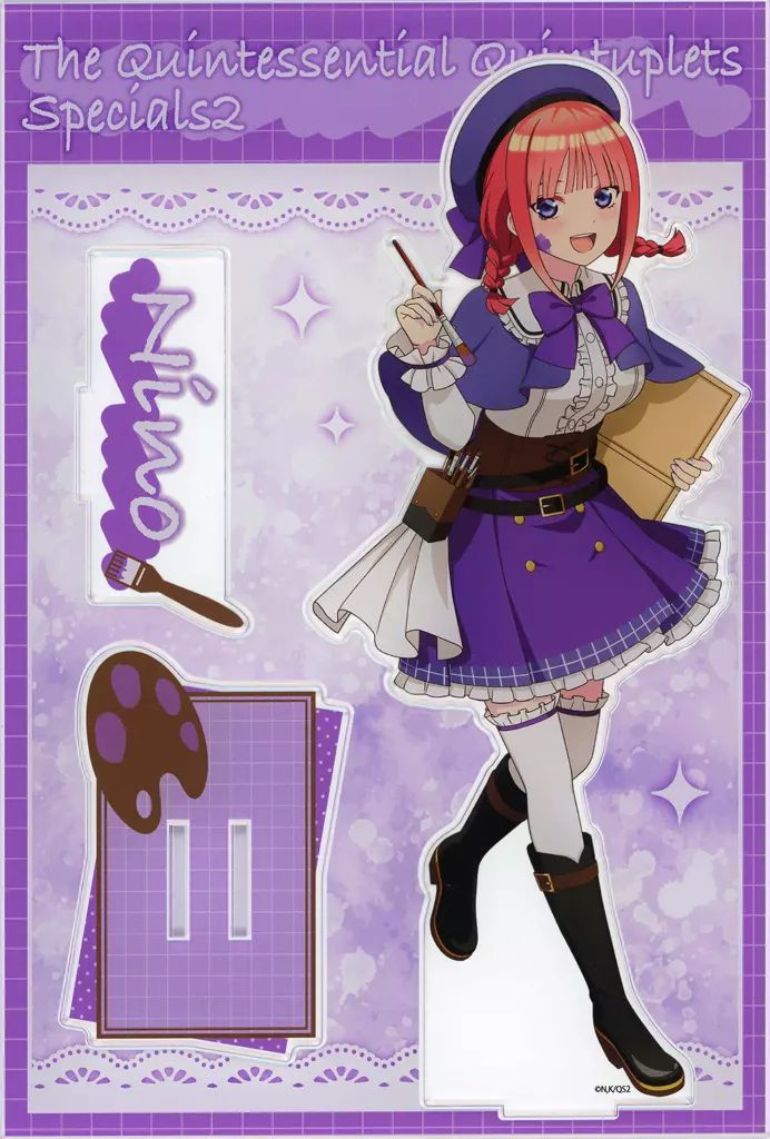 【中古】アクリルスタンド・アクリルパネル 中野二乃 画家ver. MEGAアクリルスタンド 「五等分の花嫁*」 7,300円