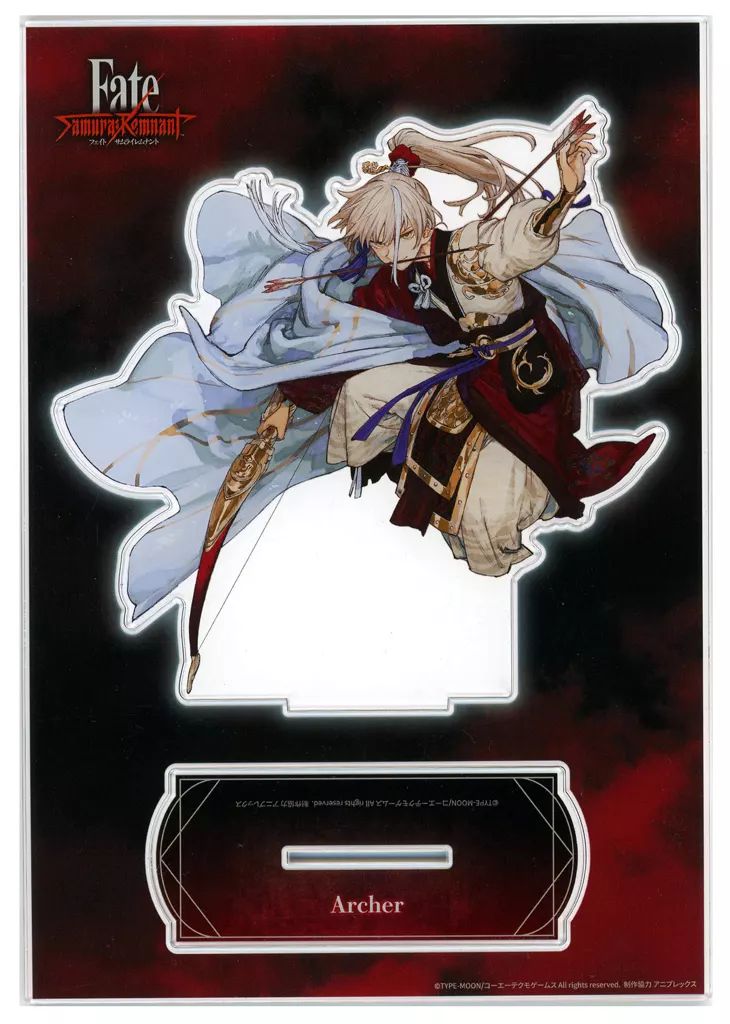 【中古】アクリルスタンド・アクリルパネル アーチャー 渡れい氏描き下ろしイラスト ビッグアクリルフィギュア 「Fate/Samurai Remnant」