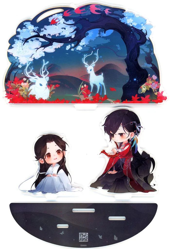 【中古】アクリルスタンド・アクリルパネル 謝憐＆花城 霧林訴情 アクリルスタンド 「天官賜福 アニメ2周年記念」 中国限定