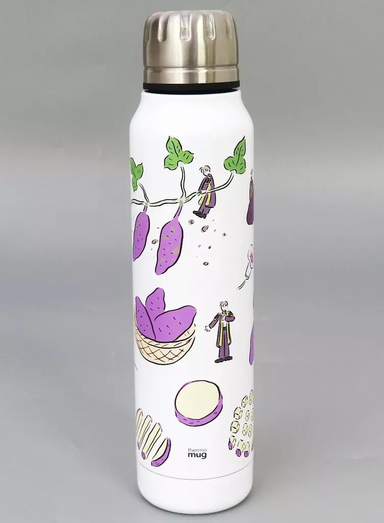 【中古】マグカップ･湯のみ へし切長谷部とサツマイモ thermo mug ステンレスボトル 「刀剣乱舞-ONLINE-×鬼頭祈×アニ中 ANIMATION ADDICT STORE」 9,500円