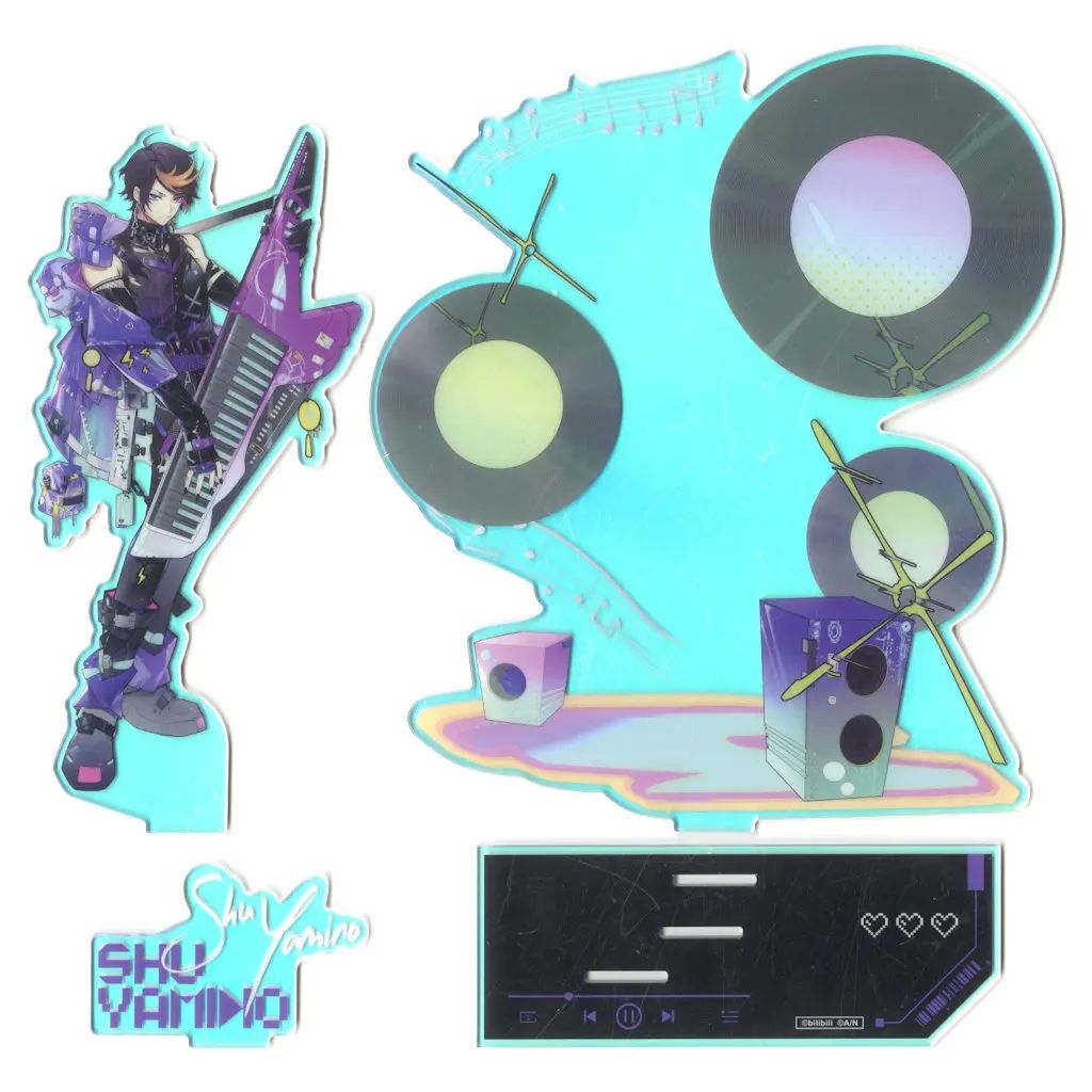 【中古】アクリルスタンド・アクリルパネル 闇ノシュウ アクリルスタンド 「バーチャルYouTuber にじさんじ NIJISANJI EN×次元波板糖 2024年コラボカフェ」 中国限定