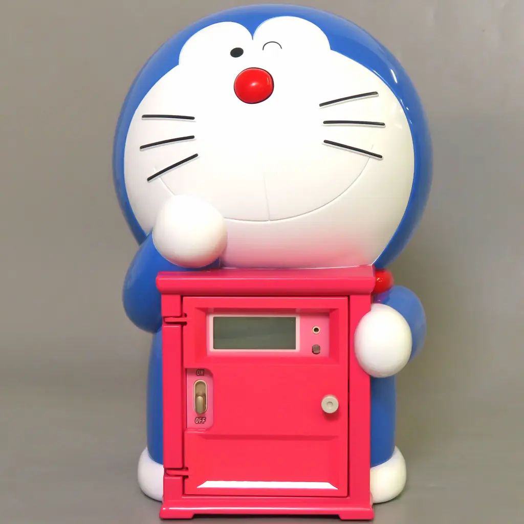 【中古】置き時計・壁掛け時計(キャラクター) ドラえもん(どこでもドア) 音声報時クロック 「ドラえもん」