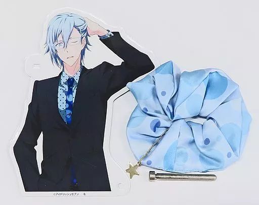 【中古】アクセサリー(非金属)(キャラクター) 四葉環 ネクタイ柄シュシュ(アクセサリースタンド付き) 「アイドリッシュセブン」
