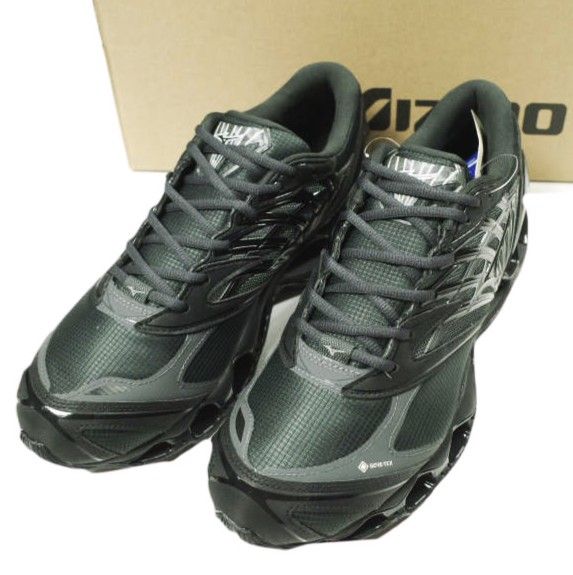新品 Mizuno ミズノ WAVE PROPHECY LS GTX ウェーブ プロフェシー LS ゴアテックス D1GA256001 US11.5(29.5cm) BLACK スニーカー シューズ s18684